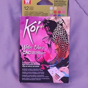 Koi professional water colors pocket field box